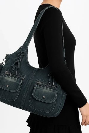 Style Core Aesthetics, New Style Trends - Azol | Sac Denim Y2K Vintage