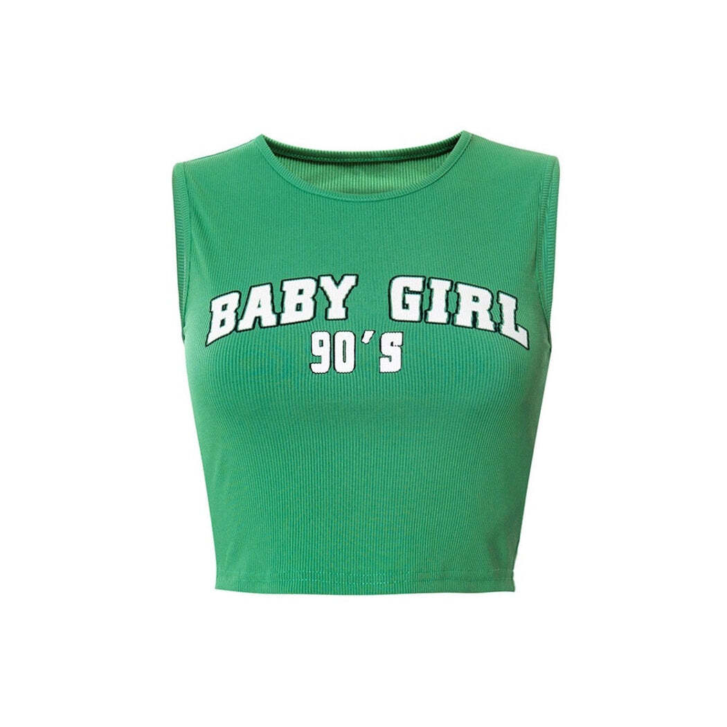 Style Core Aesthetics, New Style Trends - Baby Girl 90's Crop Top