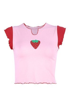 Style Core Aesthetics, New Style Trends - Baby Strawberry Tee
