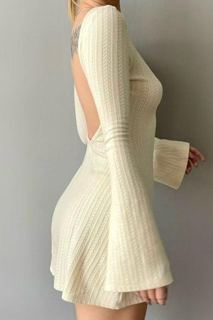 Style Core Aesthetics, New Style Trends - Backless Mini Dress