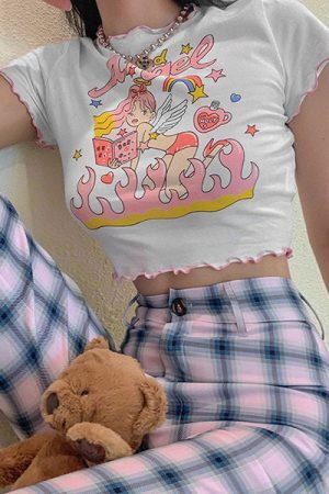 Style Core Aesthetics, New Style Trends - Bad Angel Crop Top