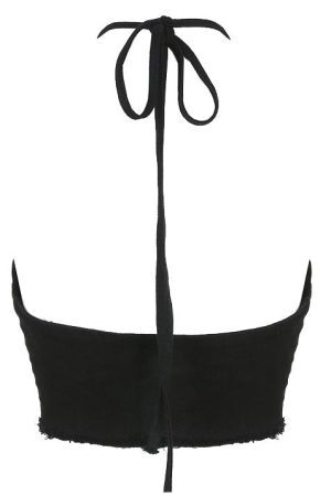 Style Core Aesthetics, New Style Trends - Bad Manners Heart Halter Top