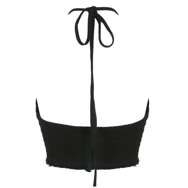 Style Core Aesthetics, New Style Trends - Bad Manners Heart Halter Top Style Core Aesthetics, New Style Trends - Bad Manners Heart Halter Top