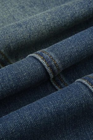 Style Core Aesthetics, New Style Trends - Baddie Cut Out Low Rise Denim Jeans