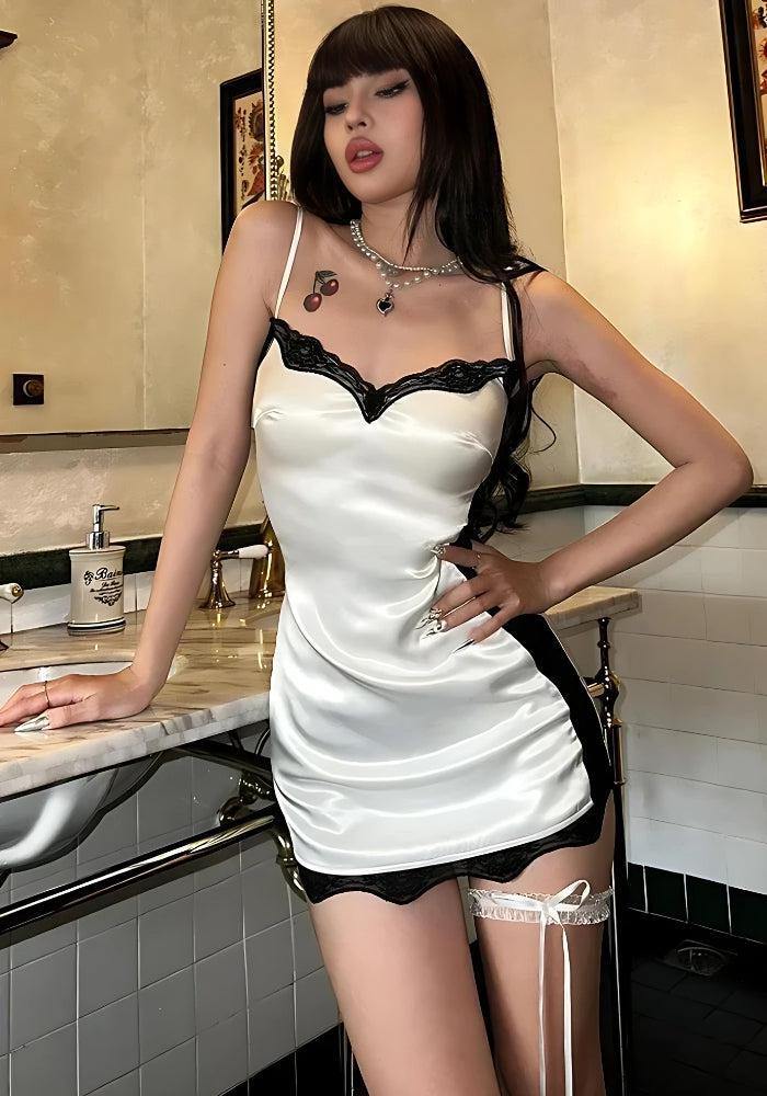 Style Core Aesthetics, New Style Trends - Baddie Lace Mini Dress Style Core Aesthetics, New Style Trends - Baddie Lace Mini Dress