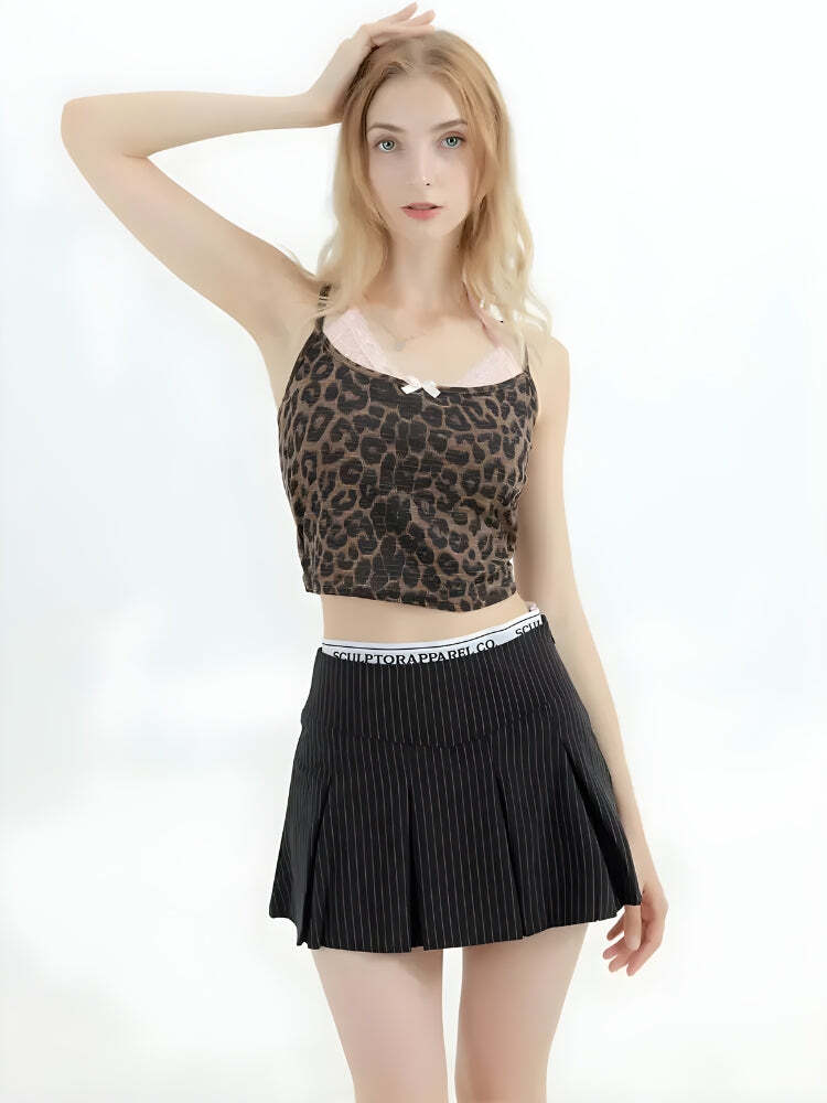 Style Core Aesthetics, New Style Trends - Baddie Leopard Crop Top Style Core Aesthetics, New Style Trends - Baddie Leopard Crop Top