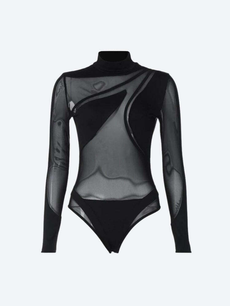 Style Core Aesthetics, New Style Trends - Baddie Sheer Mesh Bodysuit Style Core Aesthetics, New Style Trends - Baddie Sheer Mesh Bodysuit