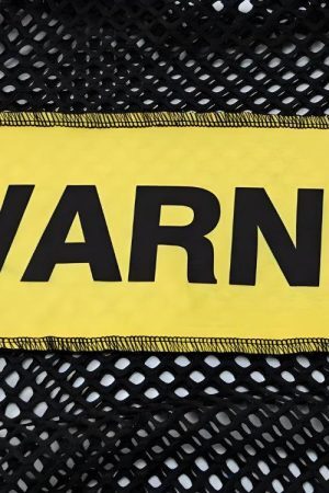 Style Core Aesthetics, New Style Trends - Baddie Warning Fishnet Mini Dress