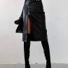 Style Core Aesthetics, New Style Trends - Baddie Zip Up Slit Midi Skirt