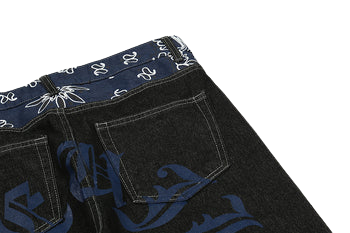 Style Core Aesthetics, New Style Trends - 'Bandanna' Jeans Style Core Aesthetics, New Style Trends - 'Bandanna' Jeans