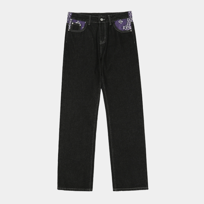 Style Core Aesthetics, New Style Trends - 'Bandanna' Jeans Style Core Aesthetics, New Style Trends - 'Bandanna' Jeans