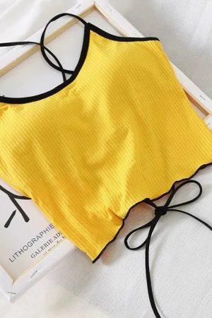 Style Core Aesthetics, New Style Trends - Basic Corduroy Backless Crop Top