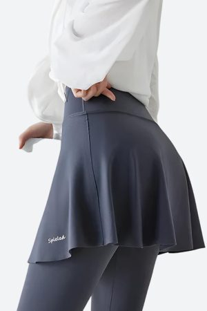 Style Core Aesthetics, New Style Trends - Basic Sport Leggings Mini Skirt