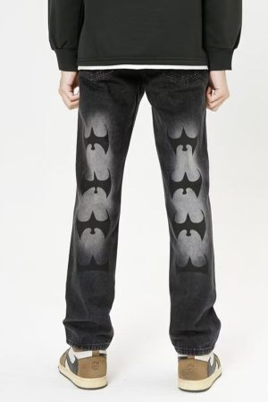 Style Core Aesthetics, New Style Trends - 'Bats' Jeans