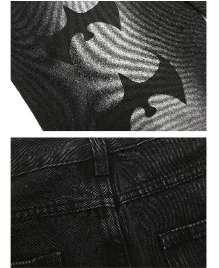 Style Core Aesthetics, New Style Trends - 'Bats' Jeans Style Core Aesthetics, New Style Trends - 'Bats' Jeans