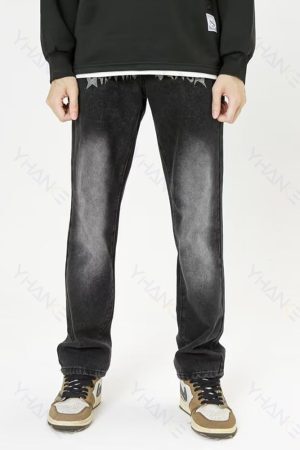 Style Core Aesthetics, New Style Trends - 'Bats' Jeans