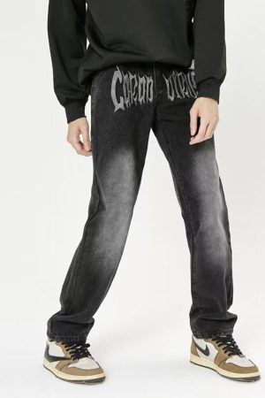 Style Core Aesthetics, New Style Trends - 'Bats' Jeans