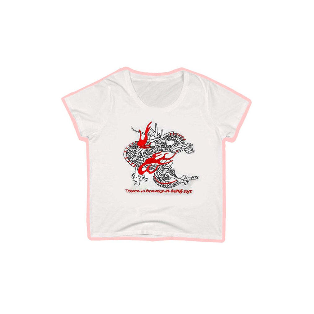 Style Core Aesthetics, New Style Trends - Being Soft Crop Tee