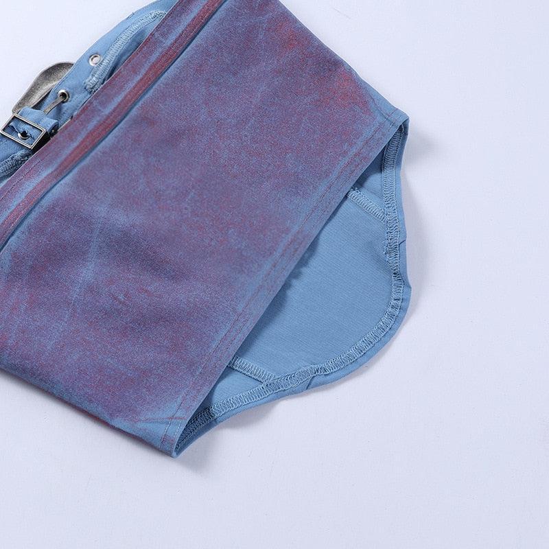 Style Core Aesthetics, New Style Trends - Belted Tube Top Style Core Aesthetics, New Style Trends - Belted Tube Top