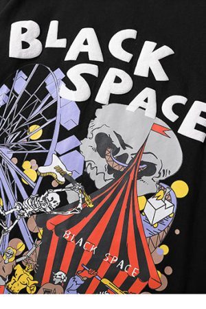Style Core Aesthetics, New Style Trends - 'Black space' T shirt