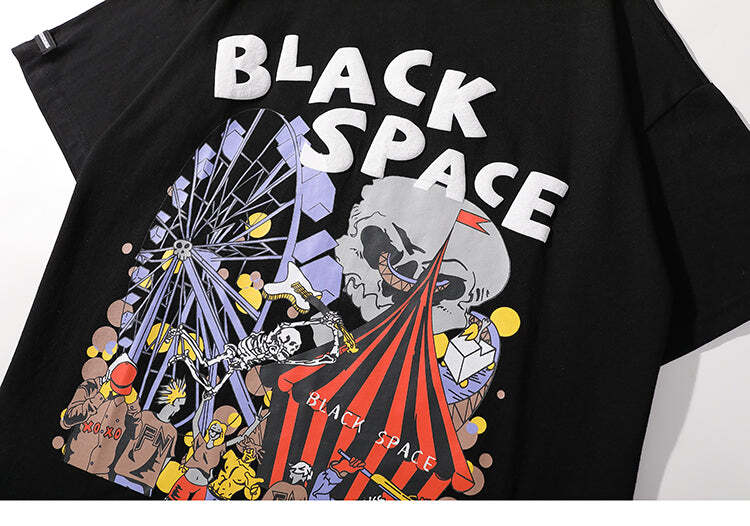 Style Core Aesthetics, New Style Trends - 'Black space' T shirt Style Core Aesthetics, New Style Trends - 'Black space' T shirt