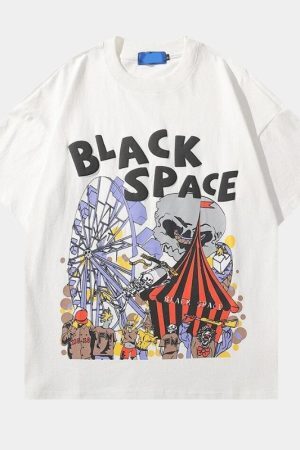 Style Core Aesthetics, New Style Trends - 'Black space' T shirt