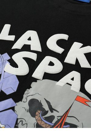 Style Core Aesthetics, New Style Trends - 'Black space' T shirt