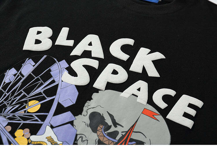 Style Core Aesthetics, New Style Trends - 'Black space' T shirt Style Core Aesthetics, New Style Trends - 'Black space' T shirt