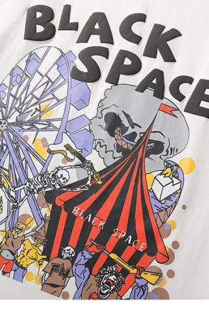 Style Core Aesthetics, New Style Trends - 'Black space' T shirt