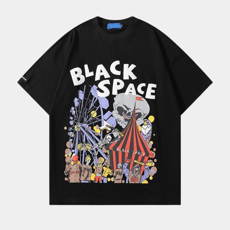Style Core Aesthetics, New Style Trends - 'Black space' T shirt Style Core Aesthetics, New Style Trends - 'Black space' T shirt