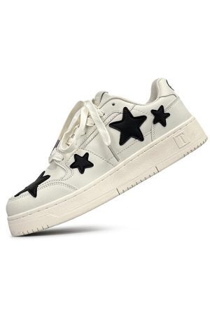 Style Core Aesthetics, New Style Trends - 'Black Star' Shoes