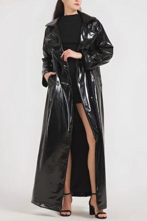Style Core Aesthetics, New Style Trends - Black Trench Coat