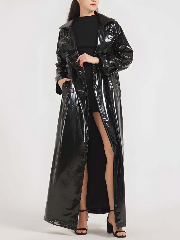 Style Core Aesthetics, New Style Trends - Black Trench Coat Style Core Aesthetics, New Style Trends - Black Trench Coat