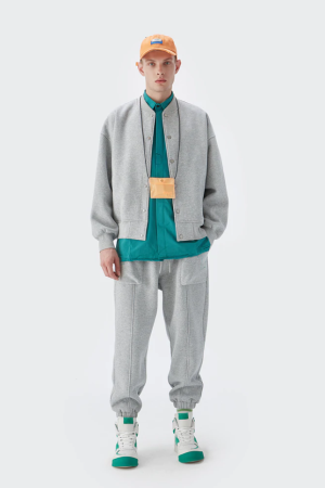 Style Core Aesthetics, New Style Trends - Blank Varsity Jacket