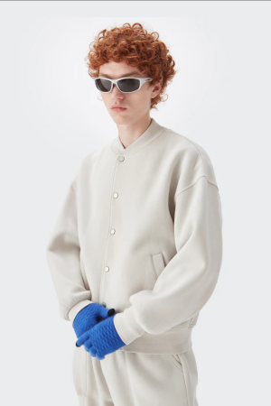 Style Core Aesthetics, New Style Trends - Blank Varsity Jacket