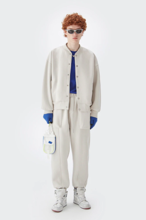 Style Core Aesthetics, New Style Trends - Blank Varsity Jacket