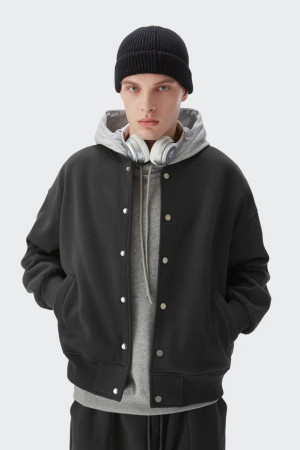 Style Core Aesthetics, New Style Trends - Blank Varsity Jacket