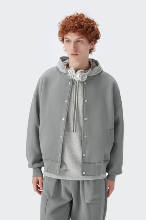 Style Core Aesthetics, New Style Trends - Blank Varsity Jacket