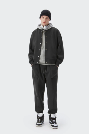 Style Core Aesthetics, New Style Trends - Blank Varsity Jacket