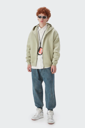 Style Core Aesthetics, New Style Trends - Blank Zip Hoodie