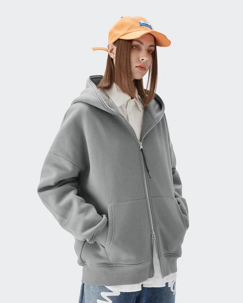 Style Core Aesthetics, New Style Trends - Blank Zip Hoodie Style Core Aesthetics, New Style Trends - Blank Zip Hoodie