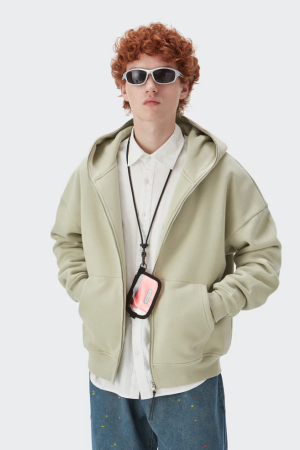 Style Core Aesthetics, New Style Trends - Blank Zip Hoodie
