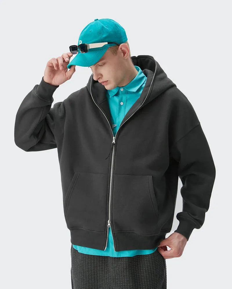 Style Core Aesthetics, New Style Trends - Blank Zip Hoodie Style Core Aesthetics, New Style Trends - Blank Zip Hoodie