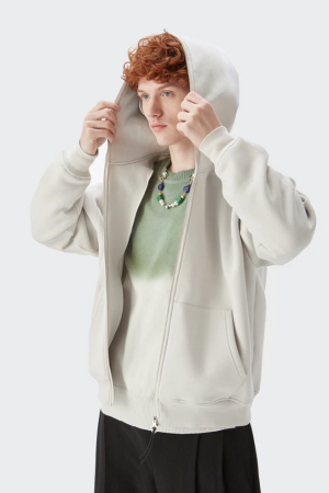 Style Core Aesthetics, New Style Trends - Blank Zip Hoodie