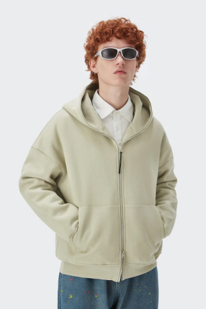 Style Core Aesthetics, New Style Trends - Blank Zip Hoodie