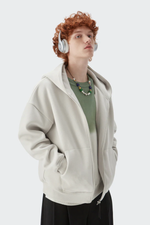 Style Core Aesthetics, New Style Trends - Blank Zip Hoodie