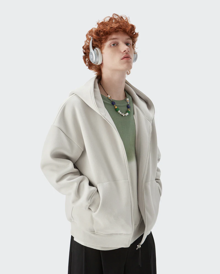 Style Core Aesthetics, New Style Trends - Blank Zip Hoodie Style Core Aesthetics, New Style Trends - Blank Zip Hoodie