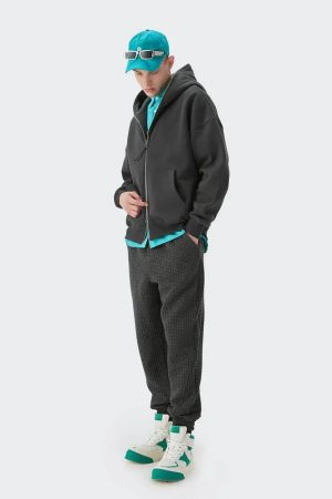 Style Core Aesthetics, New Style Trends - Blank Zip Hoodie