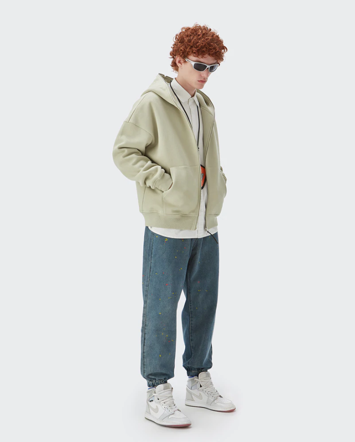 Style Core Aesthetics, New Style Trends - Blank Zip Hoodie Style Core Aesthetics, New Style Trends - Blank Zip Hoodie