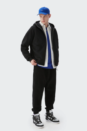 Style Core Aesthetics, New Style Trends - Blank Zip Hoodie